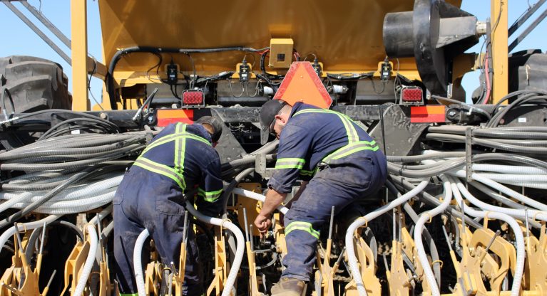 SeedMaster Techs Working in the Field